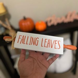 Fall Home Decor Rolling Pin